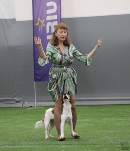 Лючи на выездных соревнованиях по танцам с собаками в Питере фото - 5