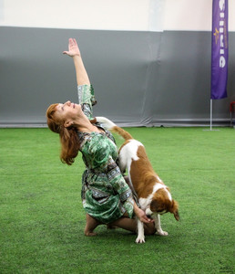 Лючи на выездных соревнованиях по танцам с собаками в Питере фото - 7